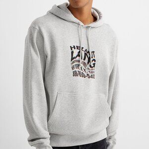 BNWT AW21 HELMUT LANG WARP HOODIE XL